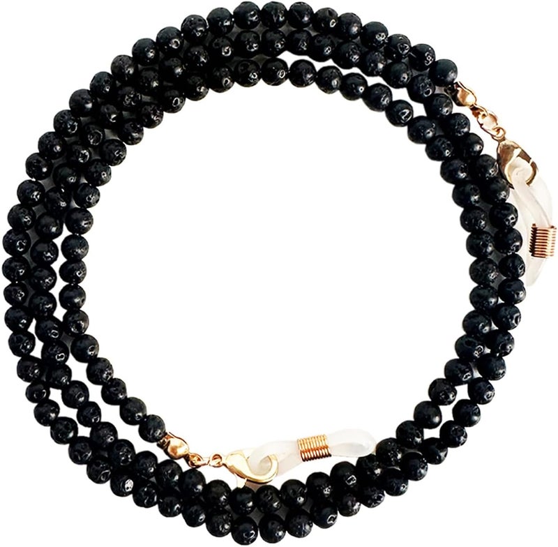 Decker Fashion Beaded Eyeglass chain Natural Stone glasses retainer Reading glass Lanyard - Image 1